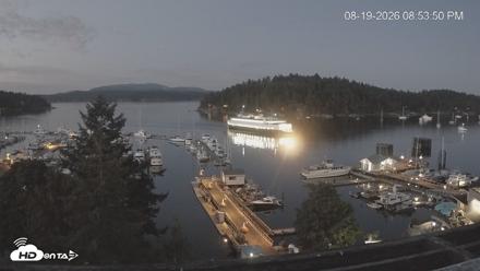 Friday Harbor - San Juan Island Live Webcam - Aug 19, 2026, 8:54pm PDT