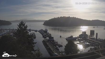 Friday Harbor - San Juan Island Live Webcam - May 24, 2026, 7:03am PDT