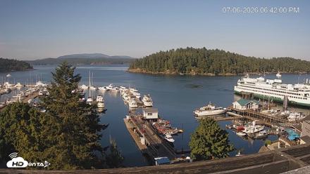 Friday Harbor - San Juan Island Live Webcam - Jul 6, 2026, 6:42pm PDT