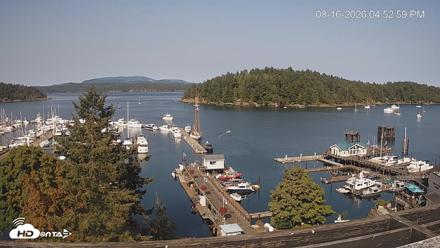 Friday Harbor - San Juan Island Live Webcam - Aug 16, 2026, 4:53pm PDT
