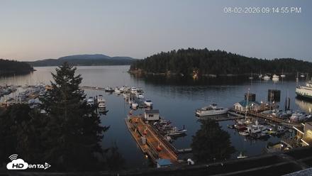Friday Harbor - San Juan Island Live Webcam - Aug 2, 2026, 9:15pm PDT