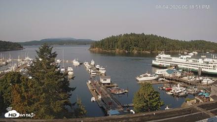 Friday Harbor - San Juan Island Live Webcam - Aug 4, 2026, 6:19pm PDT