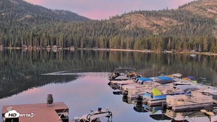 Donner Lake and Village Live Webcam - Aug 12, 2026, 6:08am PDT