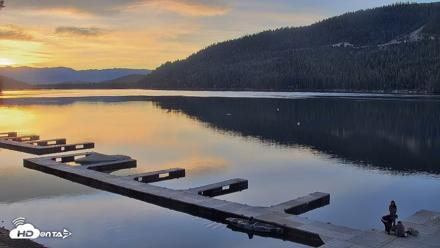 Donner Lake and Village Live Webcam - Sep 12, 2026, 6:46am PDT