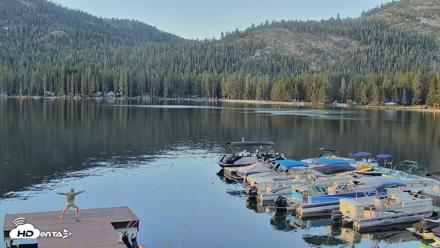 Donner Lake and Village Live Webcam - Sep 12, 2026, 7:25am PDT