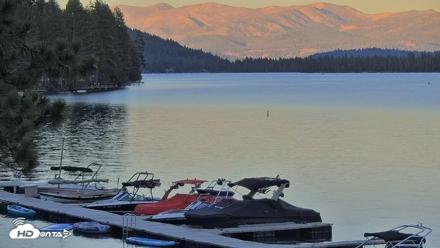 Donner Lake and Village Live Webcam - Aug 2, 2026, 7:55pm PDT