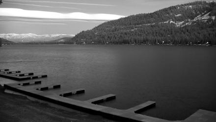 Donner Lake and Village Live Webcam - Mar 9, 2026, 7:37pm PDT