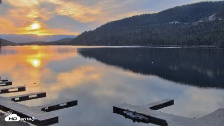 Donner Lake and Village Live Webcam - Sep 20, 2026, 7:15am PDT