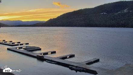 Donner Lake and Village Live Webcam - Sep 13, 2026, 6:48am PDT