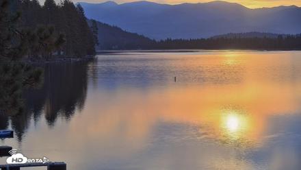 Donner Lake and Village Live Webcam - Sep 20, 2026, 7:15am PDT