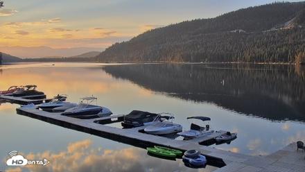 Donner Lake and Village Live Webcam - Aug 11, 2026, 6:32am PDT