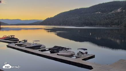 Donner Lake and Village Live Webcam - Aug 20, 2026, 6:23am PDT