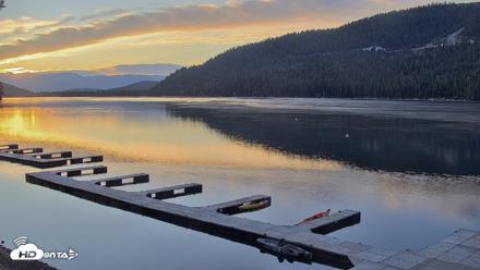 Donner Lake and Village Live Webcam - Sep 15, 2026, 6:54am PDT