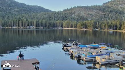 Donner Lake and Village Live Webcam - Sep 12, 2026, 7:29am PDT