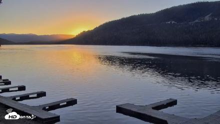 Donner Lake and Village Live Webcam - Oct 18, 2026, 7:28am PDT