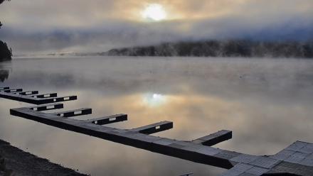 Donner Lake and Village Live Webcam - Oct 18, 2025, 7:56am PDT