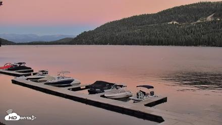 Donner Lake and Village Live Webcam - Aug 19, 2026, 8:01pm PDT