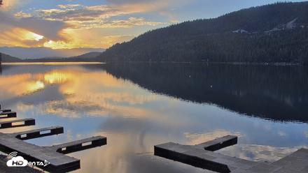 Donner Lake and Village Live Webcam - Sep 21, 2026, 7:12am PDT
