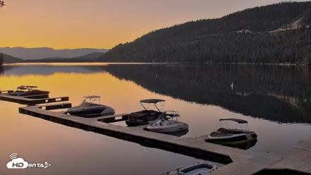 Donner Lake and Village Live Webcam - Jun 13, 2026, 5:14am PDT