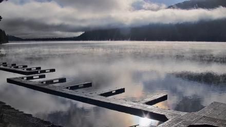 Donner Lake and Village Live Webcam - Oct 12, 2025, 8:54am PDT