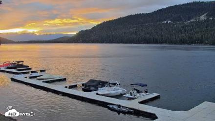 Donner Lake and Village Live Webcam - Sep 3, 2026, 6:43am PDT