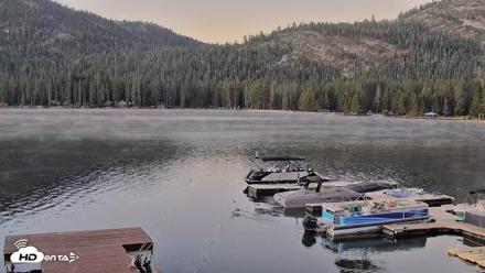 Donner Lake and Village Live Webcam - Sep 19, 2026, 6:44am PDT