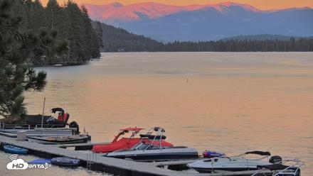 Donner Lake and Village Live Webcam - Jul 31, 2026, 8:14pm PDT