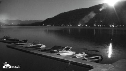 Donner Lake and Village Live Webcam - Jul 28, 2026, 9:15pm PDT