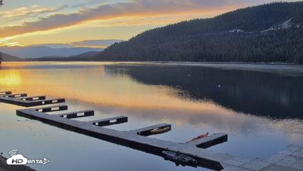 Donner Lake and Village Live Webcam - Sep 15, 2026, 6:54am PDT