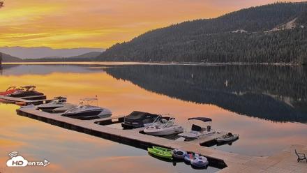 Donner Lake and Village Live Webcam - Aug 12, 2026, 6:08am PDT