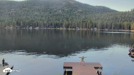 Donner Lake and Village Live Webcam - Sep 12, 2026, 7:25am PDT