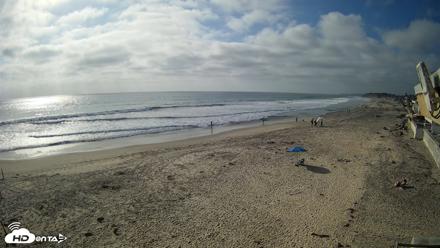 17th St. Del Mar Beach - 4K NW View Live Cam - May 21, 2026, 5:17pm PDT