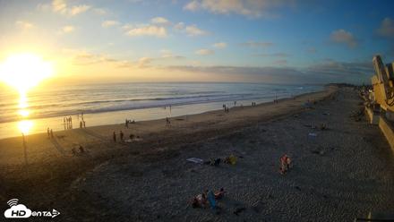 17th St. Del Mar Beach - 4K NW View Live Cam - Sep 13, 2026, 6:41pm PDT