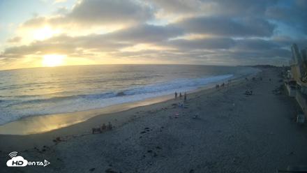 17th St. Del Mar Beach - 4K NW View Live Cam - Aug 11, 2026, 7:09pm PDT