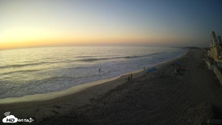 17th St. Del Mar Beach - 4K NW View Live Cam - Oct 6, 2026, 6:42pm PDT