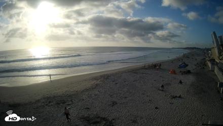 17th St. Del Mar Beach - 4K NW View Live Cam - Jun 7, 2026, 6:21pm PDT