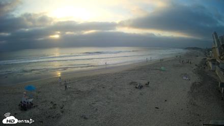 17th St. Del Mar Beach - 4K NW View Live Cam - Jun 4, 2026, 7:27pm PDT