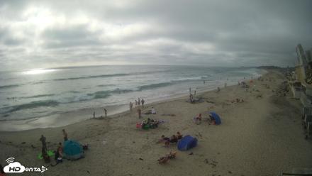 17th St. Del Mar Beach - 4K NW View Live Cam - Jun 12, 2026, 5:28pm PDT