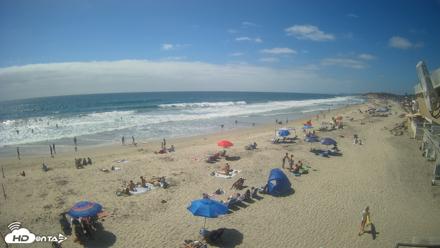 17th St. Del Mar Beach - 4K NW View Live Cam - Jun 28, 2026, 3:33pm PDT