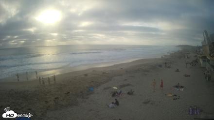 17th St. Del Mar Beach - 4K NW View Live Cam - Jul 8, 2026, 7:02pm PDT