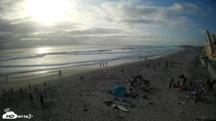 17th St. Del Mar Beach - 4K NW View Live Cam - Jun 5, 2026, 6:32pm PDT