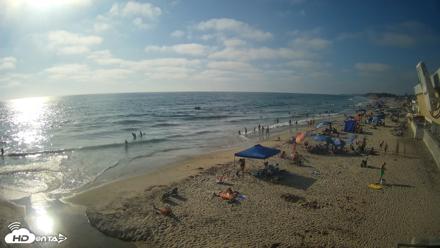 17th St. Del Mar Beach - 4K NW View Live Cam - Aug 8, 2026, 5:30pm PDT