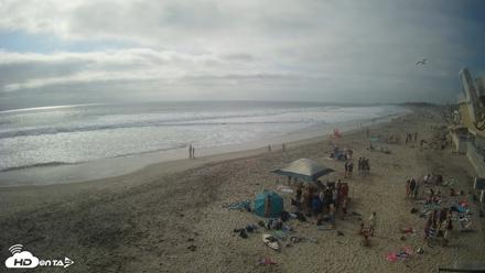17th St. Del Mar Beach - 4K NW View Live Cam - Jun 5, 2026, 5:05pm PDT