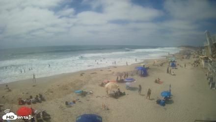 17th St. Del Mar Beach - 4K NW View Live Cam - Jul 8, 2026, 3:02pm PDT