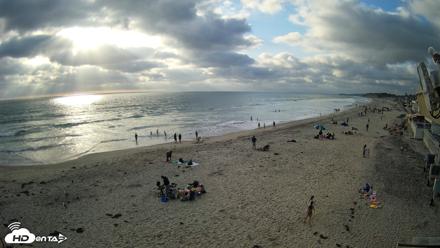 17th St. Del Mar Beach - 4K NW View Live Cam - May 23, 2026, 6:28pm PDT