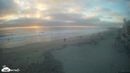 17th St. Del Mar Beach - 4K NW View Live Cam - Jul 7, 2026, 7:41pm PDT