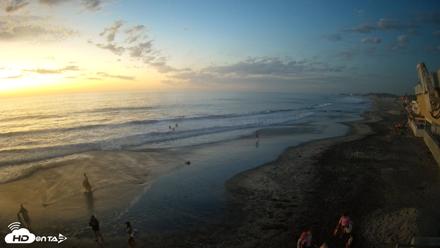 17th St. Del Mar Beach - 4K NW View Live Cam - Oct 20, 2026, 6:30pm PDT