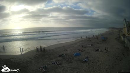 17th St. Del Mar Beach - 4K NW View Live Cam - Jul 29, 2026, 6:25pm PDT