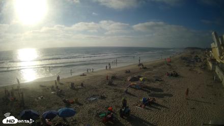 17th St. Del Mar Beach - 4K NW View Live Cam - Aug 2, 2026, 6:14pm PDT
