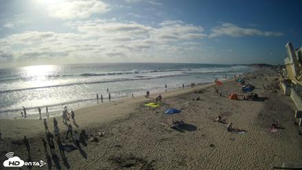 17th St. Del Mar Beach - 4K NW View Live Cam - Jun 7, 2026, 5:37pm PDT